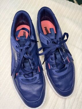 PUMA Cali G Spikeless Golf Shoes Navy Blue - Women's Size 9.5